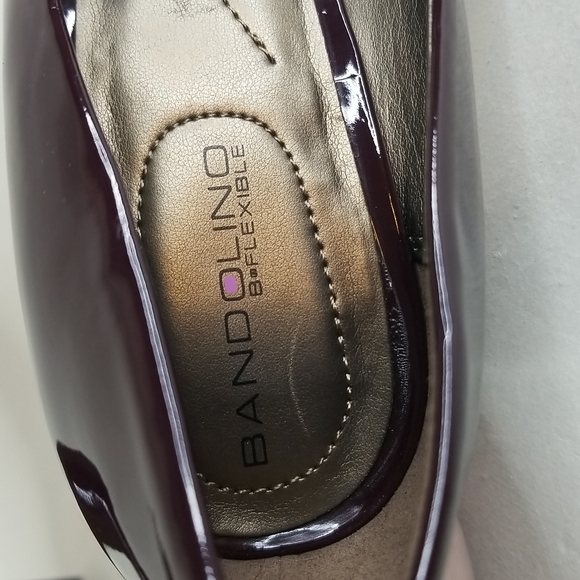 Bandolino B-Flexable Leather Peeptoe Highheeled shoes - Picture 6 of 13